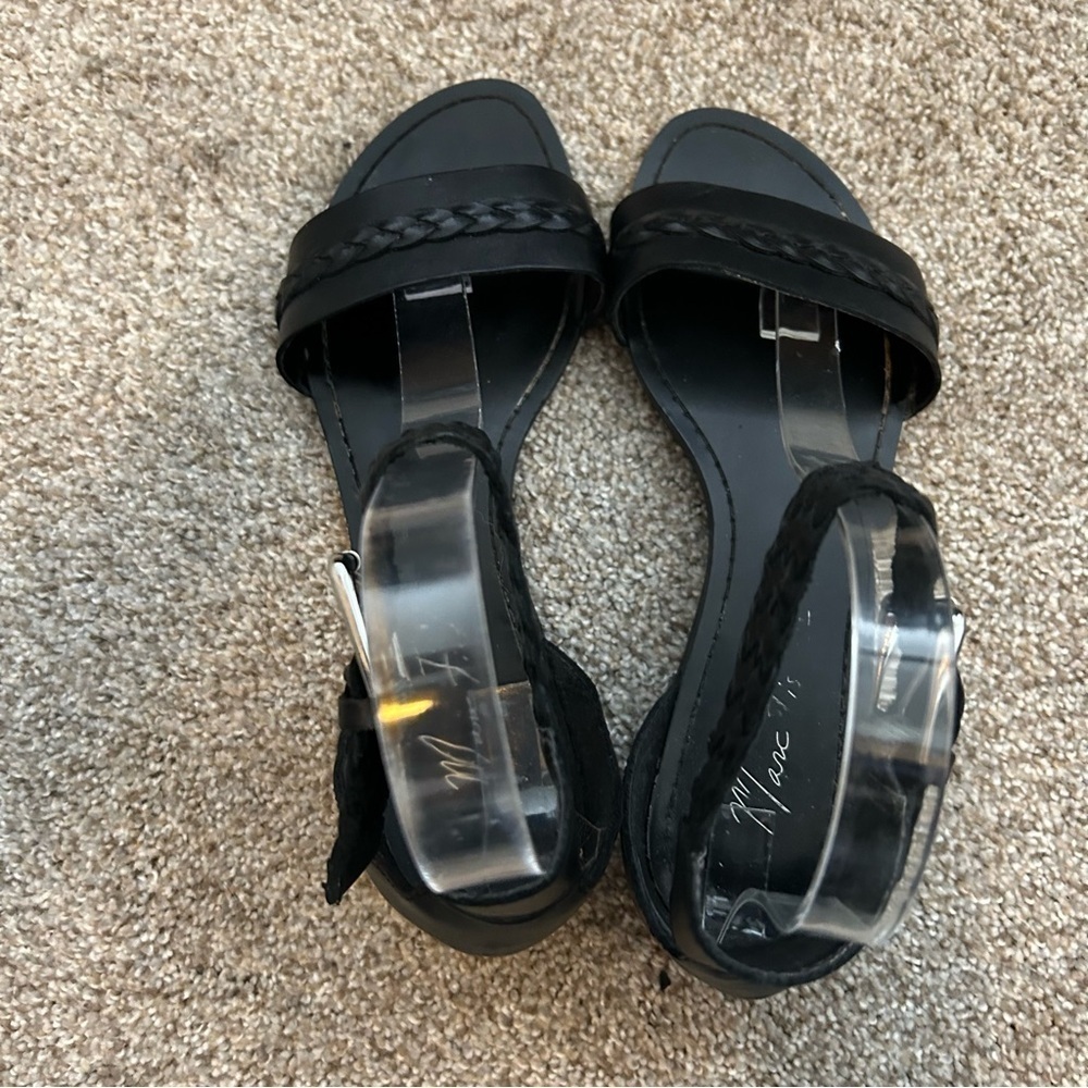 Marc Fisher Mfeidan braided leather sandals 7 - Picture 5 of 7